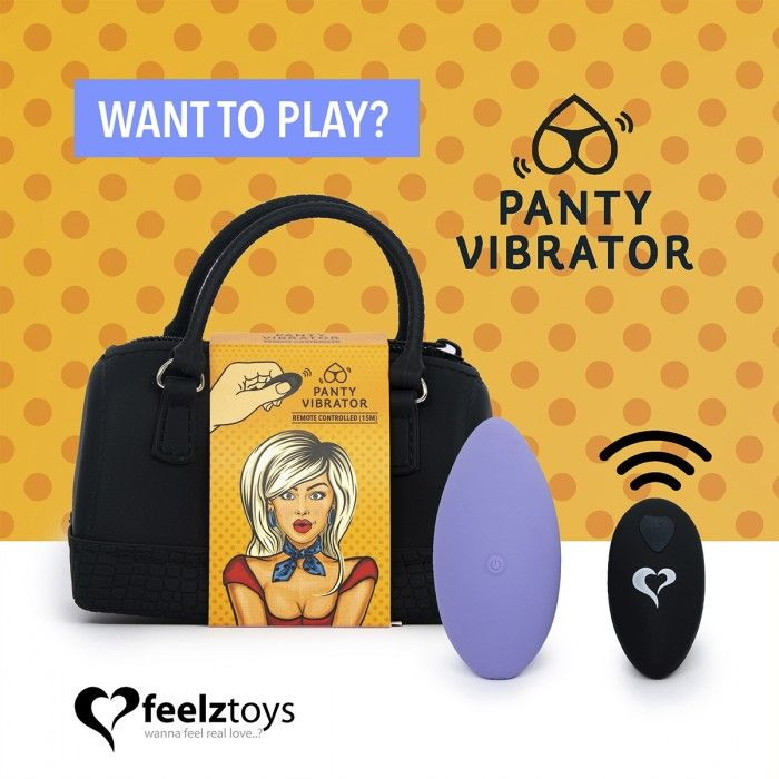 Купить фиолетовый вибромассажер в трусики с пультом ду panty vibe remote controlled vibrator Image