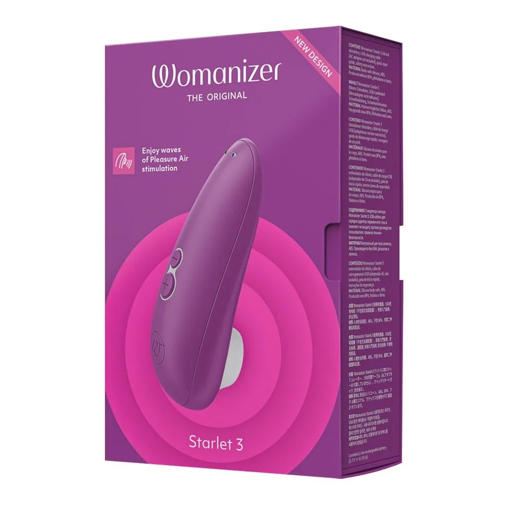 Купить лиловый клиторальный стимулятор womanizer starlet 3 Image