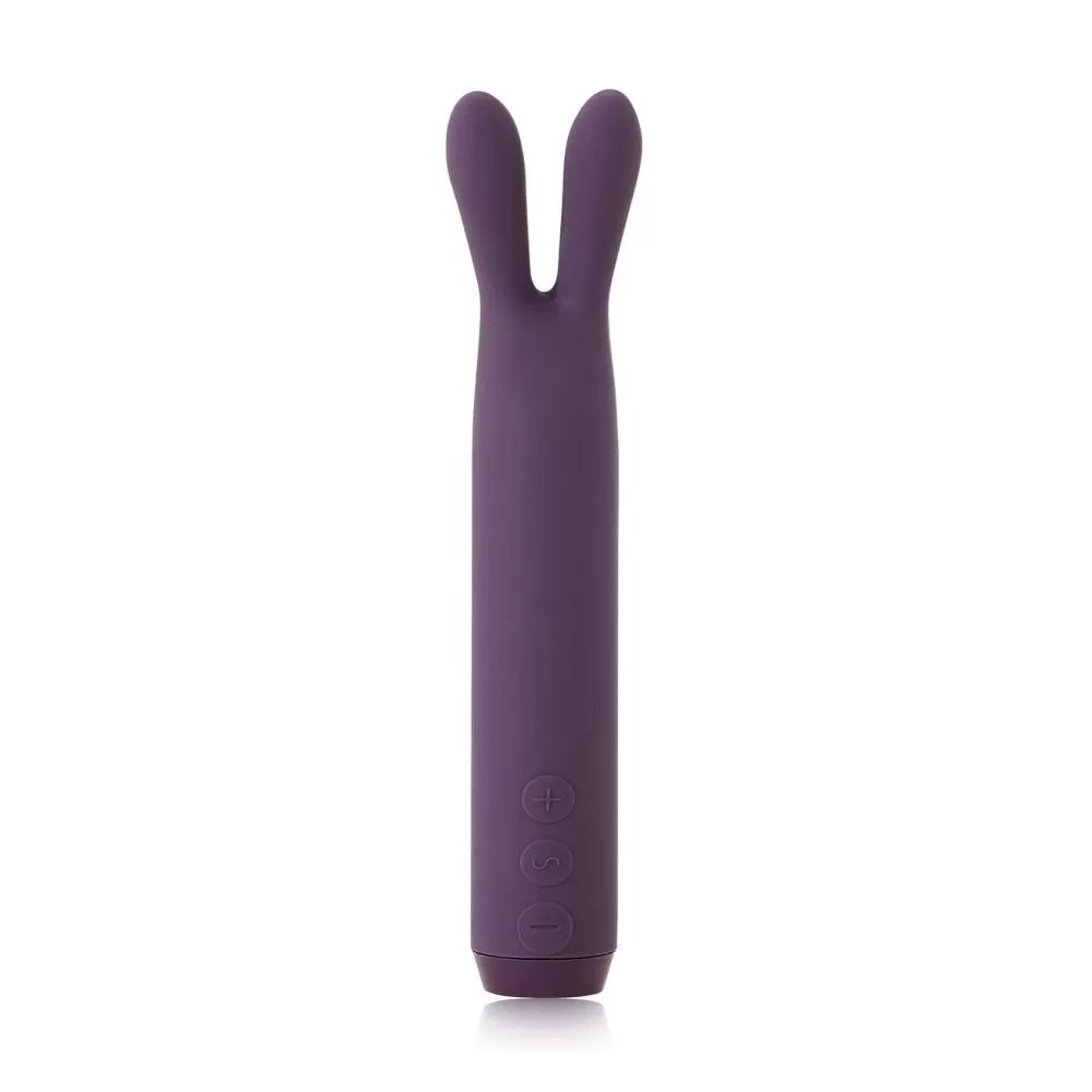 Купить фиолетовый вибратор с ушками rabbit bullet vibrator - 8,9 см. Image