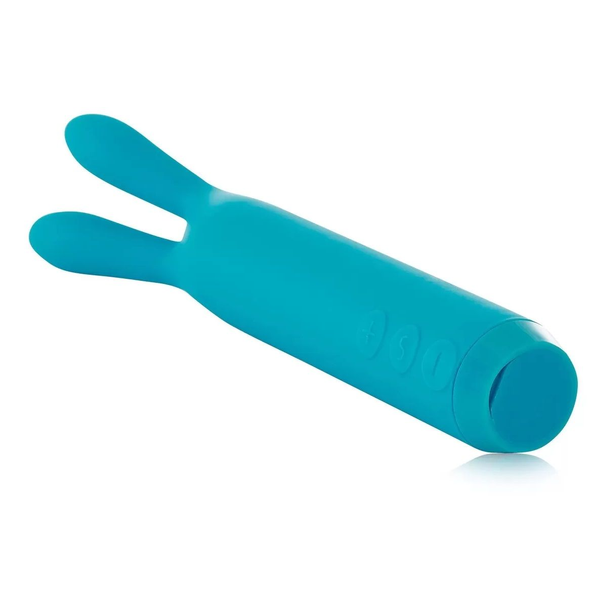 Купить голубой вибратор с ушками rabbit bullet vibrator - 8,9 см. Image