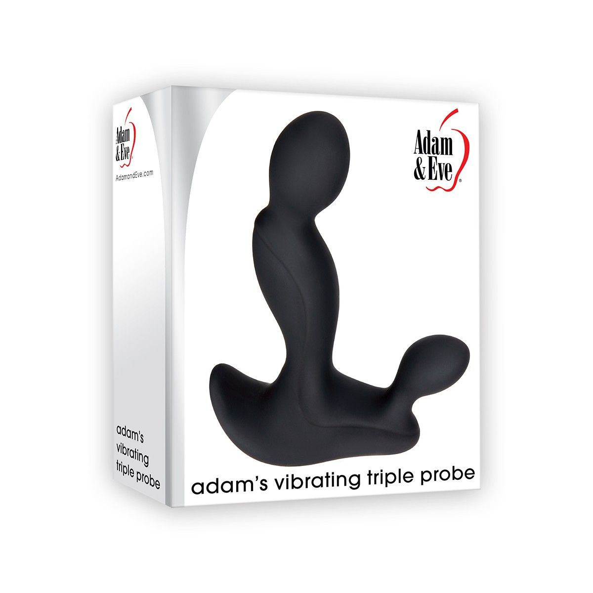 Купить черный вибростимулятор простаты adam s vibrating triple probe - 12,1 см. Image