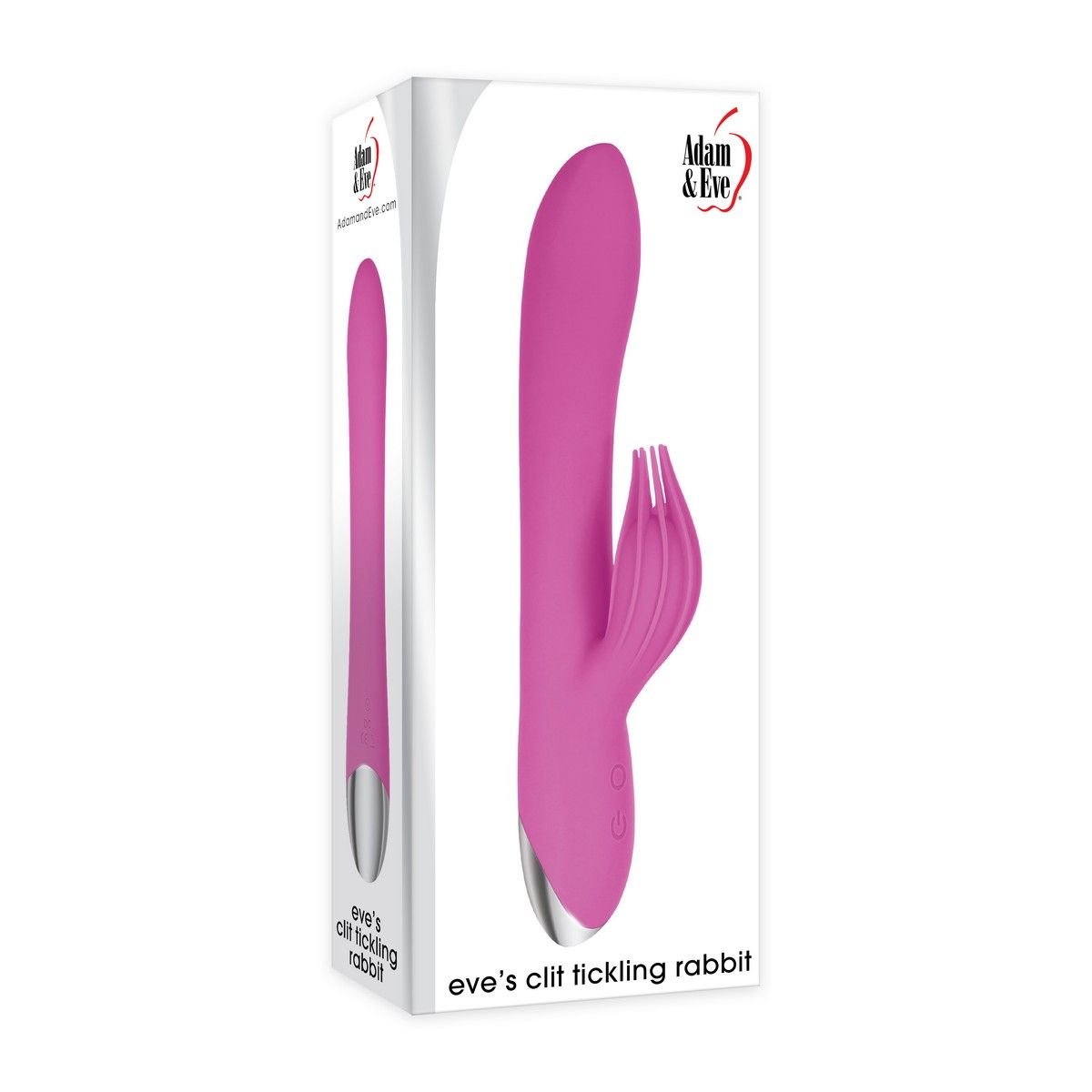 Купить розовый вибратор-кролик eve s clit tickling rabbit - 20,4 см. Image