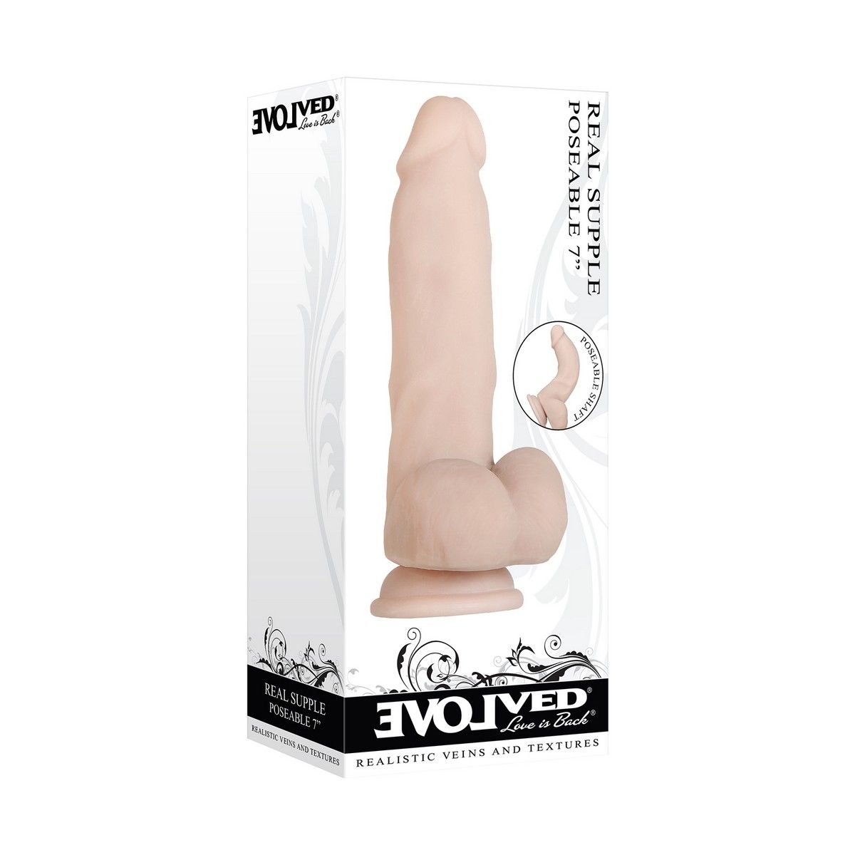 Купить гибкий фаллоимитатор real supple poseable - 17,8 см. Image