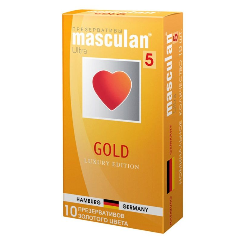 Купить презервативы masculan gold с ароматом ванили - 10 шт. Image