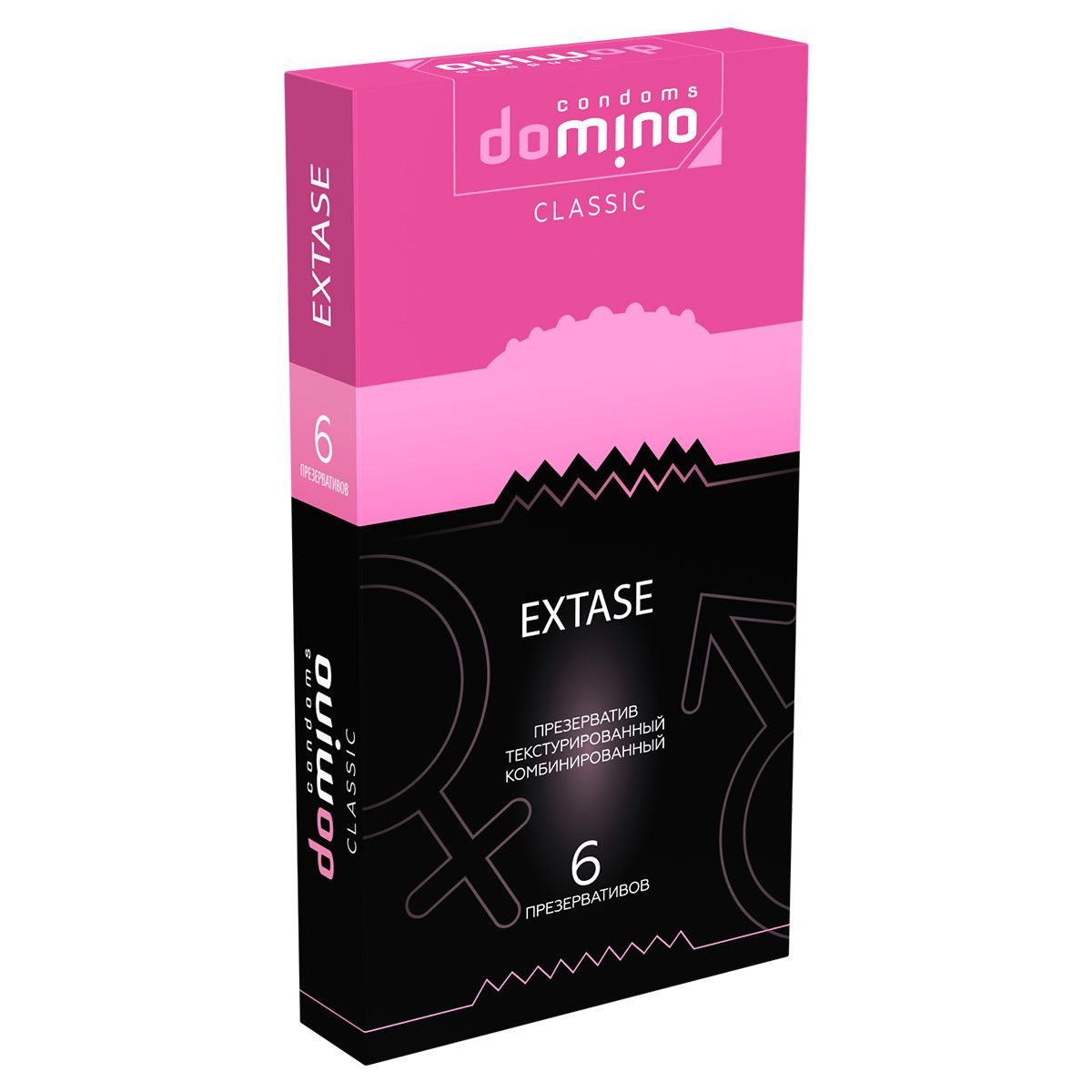 Купить презервативы с точками и рёбрышками domino classic extase - 6 шт. Image