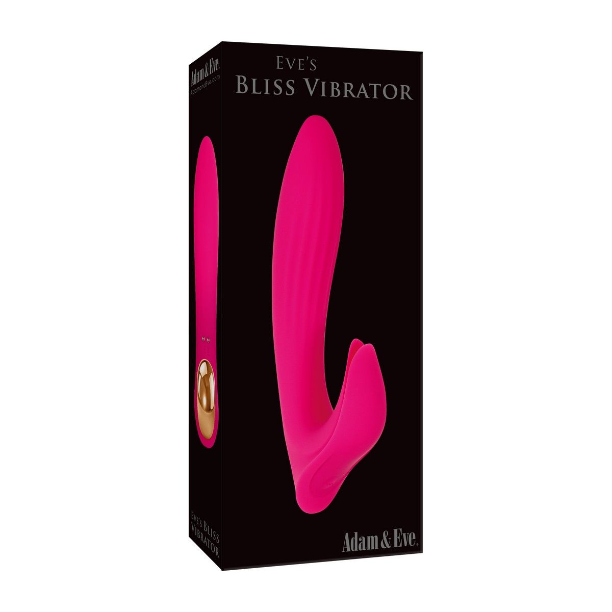 Купить розовый вибратор с клиторальным отростком bliss vibrator - 17,8 см. Image