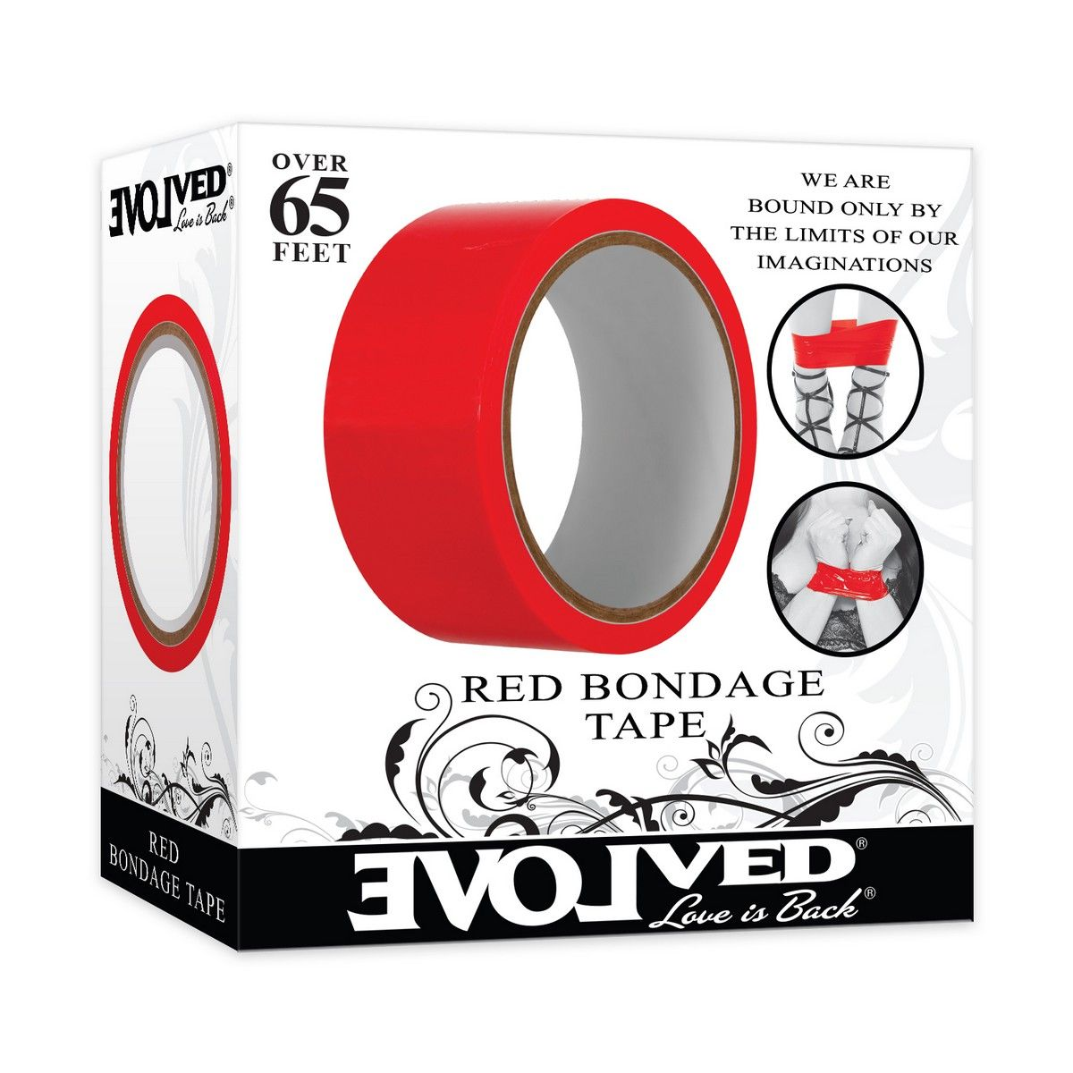 Купить красная лента для бондажа red bondage tape - 20 м. Image