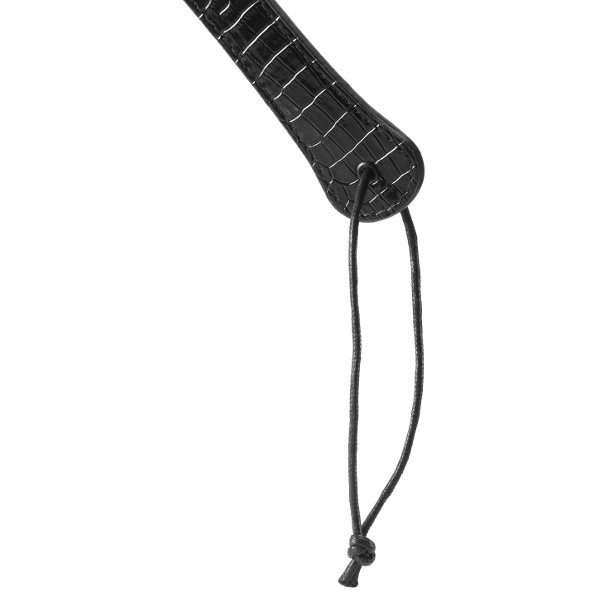 Купить черная шлепалка с петлёй croco paddle - 32 см. Image