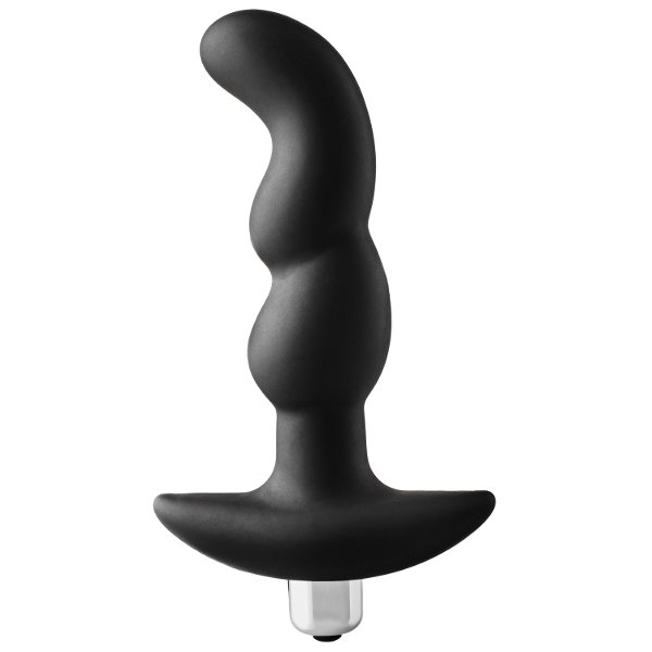 Купить черная вибропробка для простаты fantasstic vibrating prostate plug - 14,5 см. Image