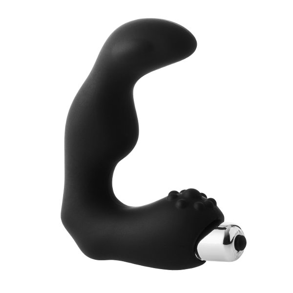 Купить черный вибромассажер простаты fantasstic vibrating prostate massager - 11,3 см. Image