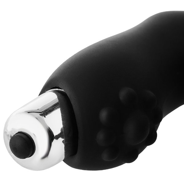 Купить черный вибромассажер простаты fantasstic vibrating prostate massager - 11,3 см. Image