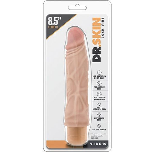 Купить телесный вибратор-реалистик cock vibe 10 - 21,6 см. Image