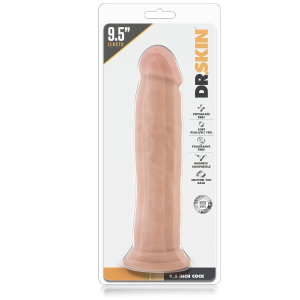 Купить телесный фаллоимитатор 9.5 inch cock - 24,1 см. Image