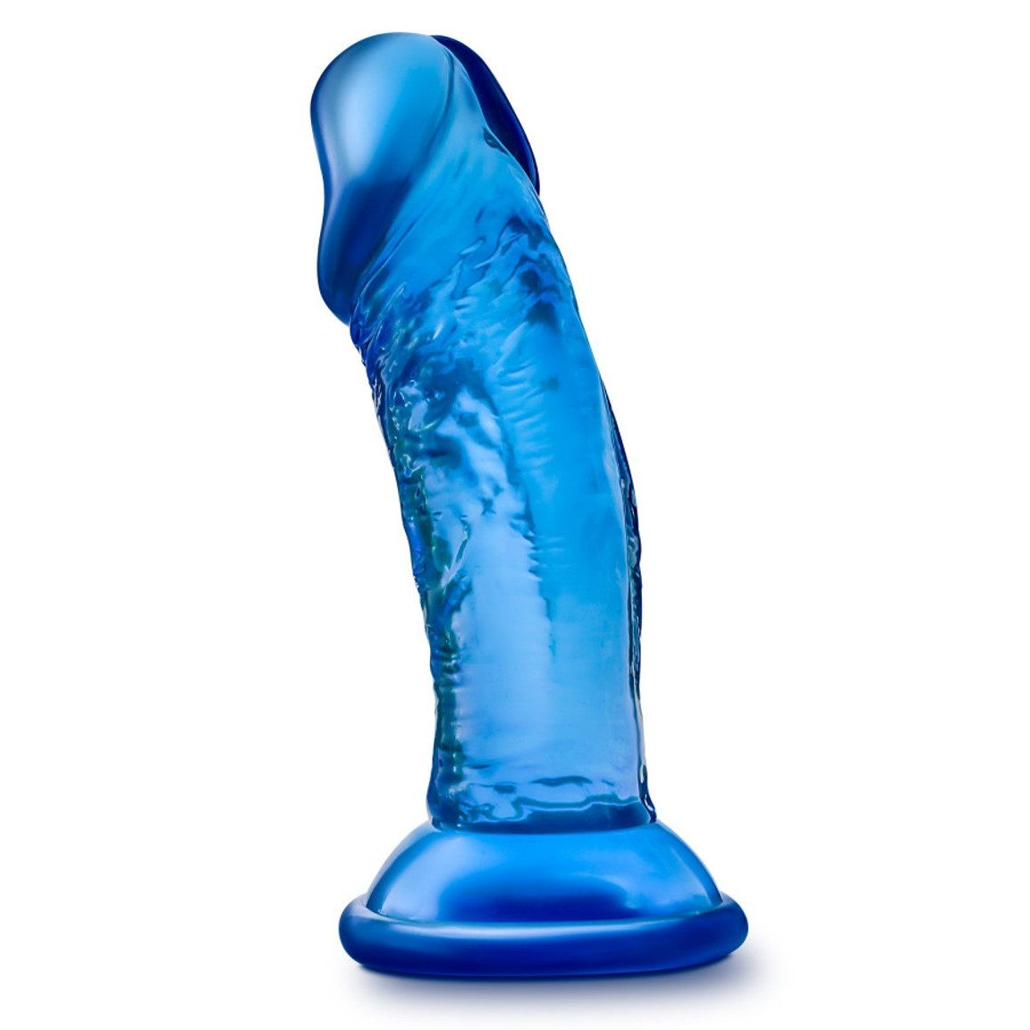 Купить синий анальный фаллоимитатор sweet n small 4 inch dildo with suction cup - 11,4 см. Image