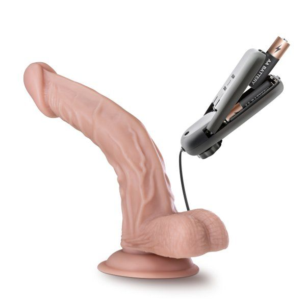 Купить телесный вибратор-реалистик dr. sean 8 inch vibrating cock - 20,3 см. Image