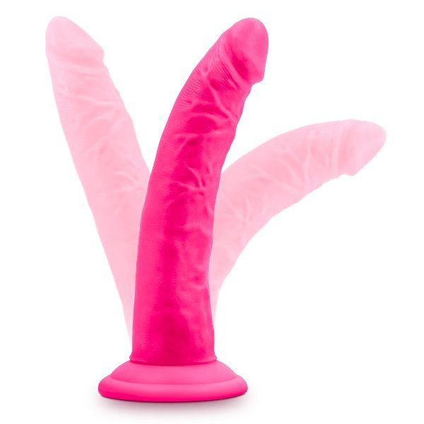 Купить розовый фаллоимитатор 7.5 inch silicone dual density cock - 19 см. Image