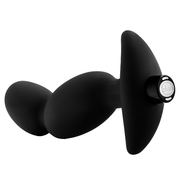 Купить черный анальный вибратор silicone vibrating prostate massager 04 - 16,5 см. Image