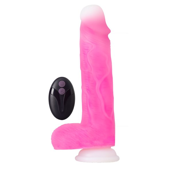 Купить розовый ротатор-реалистик roxy 8 inch gyrating dildo - 21,6 см. Image