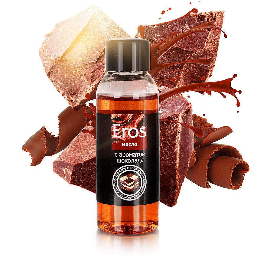 Купить масло массажное eros tasty с ароматом шоколада - 50 мл. Image