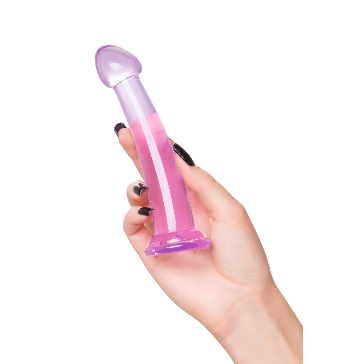 Купить фиолетовый фаллоимитатор jelly dildo s - 15,5 см. Image