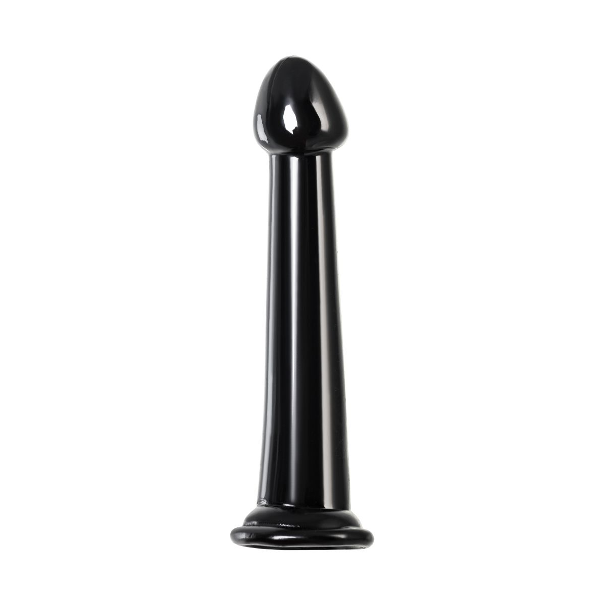 Купить черный фаллоимитатор jelly dildo m - 18 см. Image