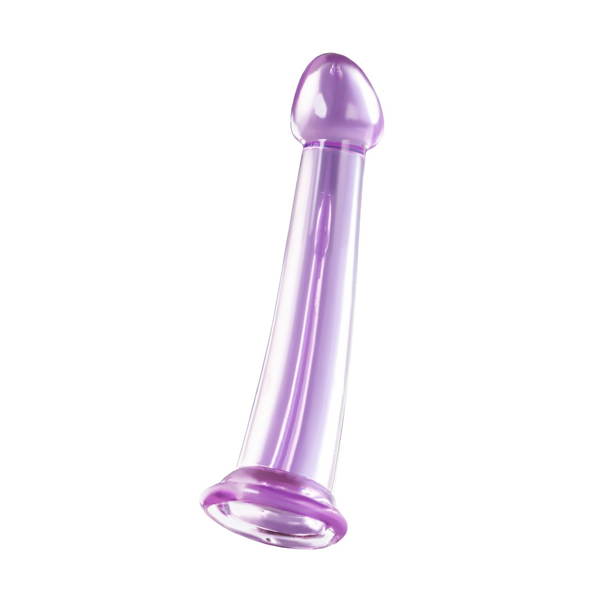 Купить фиолетовый фаллоимитатор jelly dildo m - 18 см. Image