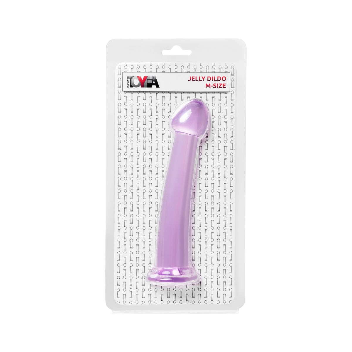 Купить фиолетовый фаллоимитатор jelly dildo m - 18 см. Image