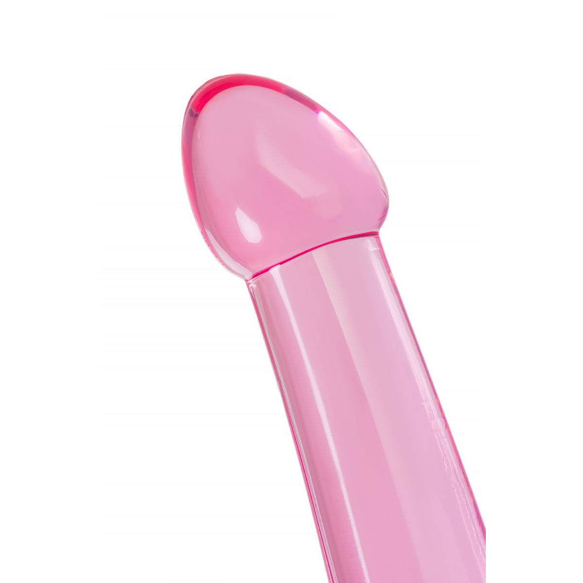 Купить розовый нереалистичный фаллоимитатор jelly dildo xl - 22 см. Image