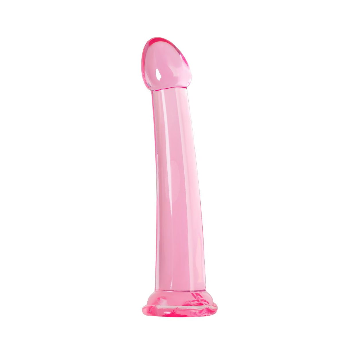 Купить розовый нереалистичный фаллоимитатор jelly dildo xl - 22 см. Image