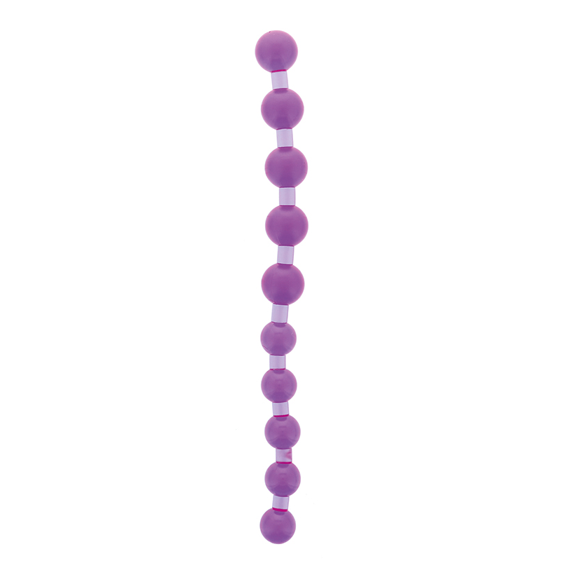 Купить фиолетовая анальная цепочка jumbo jelly thai beads carded lavender - 31,8 см. Image