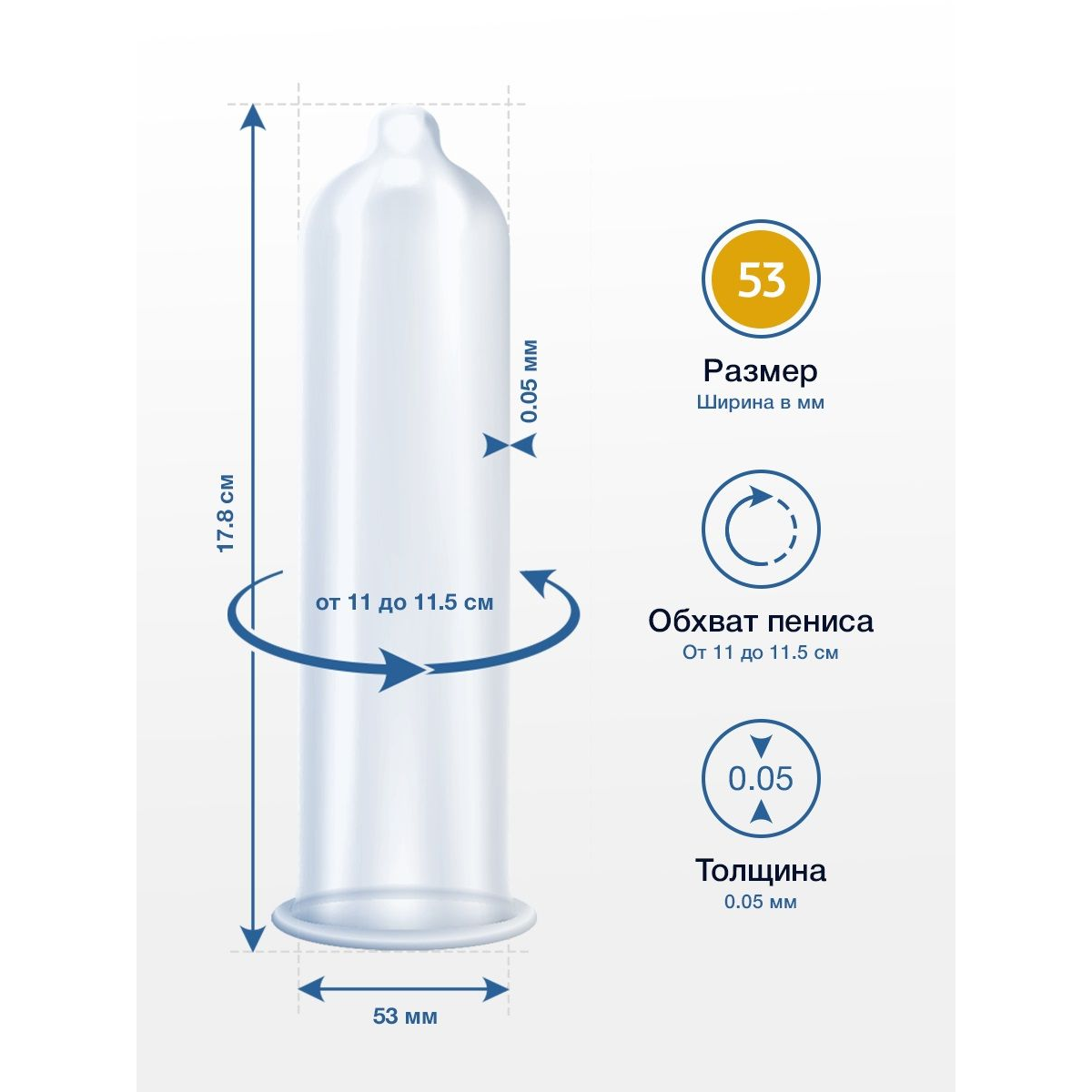 Купить презервативы my.size размер 53 - 3 шт. Image