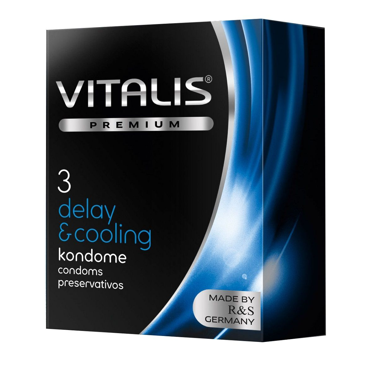 Купить презервативы vitalis premium delay &amp;amp; cooling с охлаждающим эффектом - 3 шт. Image