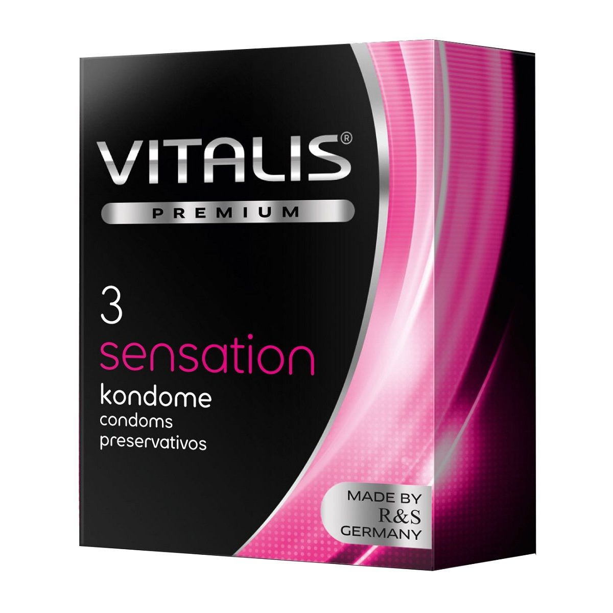 Купить презервативы с пупырышками и кольцами vitalis premium sensation - 3 шт. Image