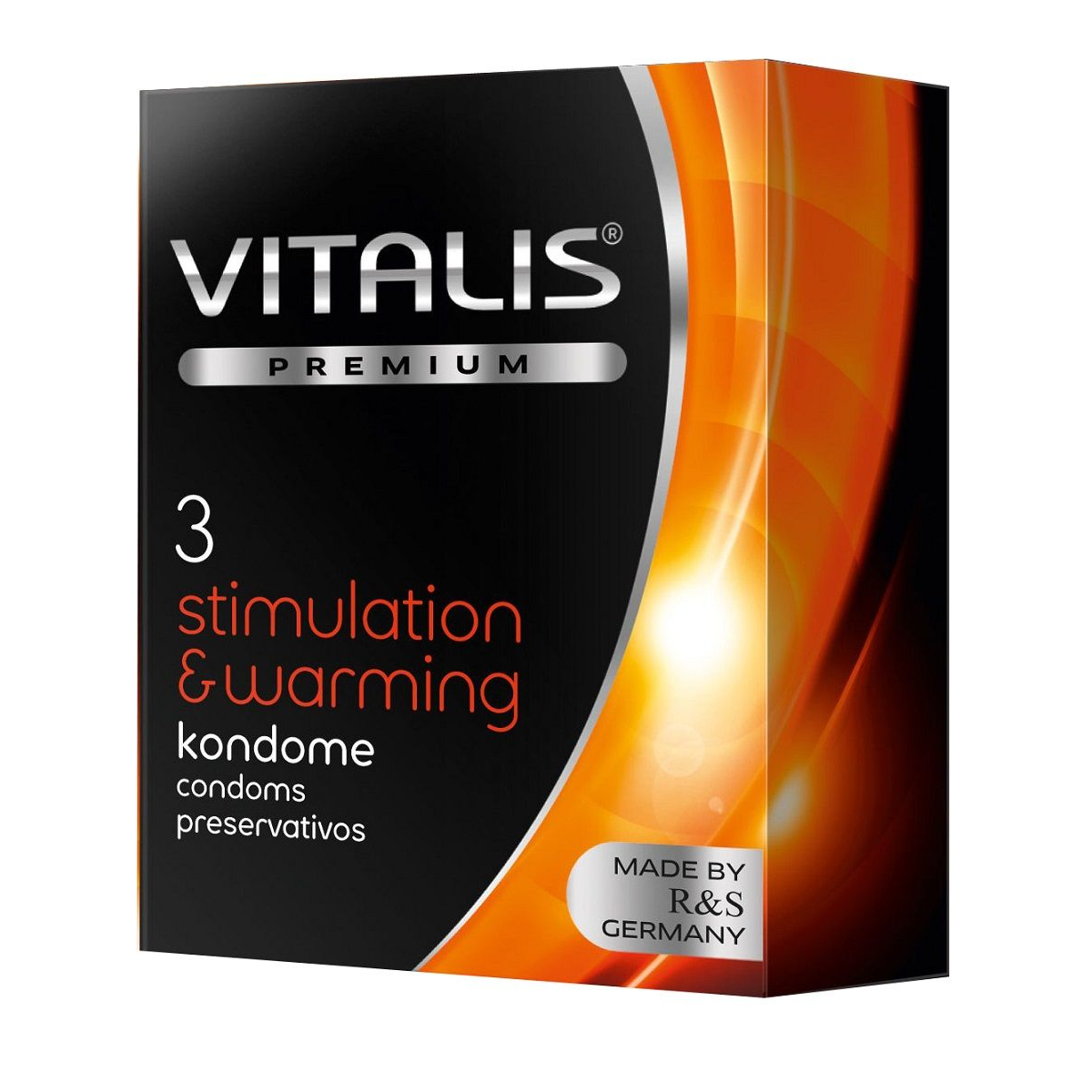 Купить презервативы vitalis premium stimulation &amp;amp; warming с согревающим эффектом - 3 шт. Image