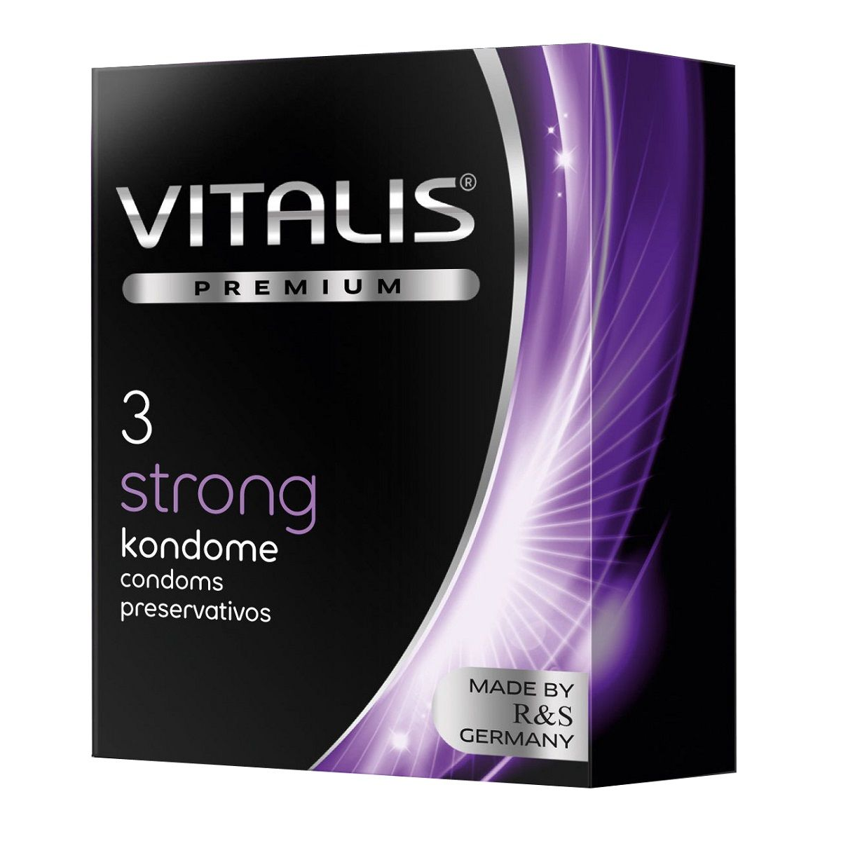 Купить презервативы с утолщенной стенкой vitalis premium strong - 3 шт. Image