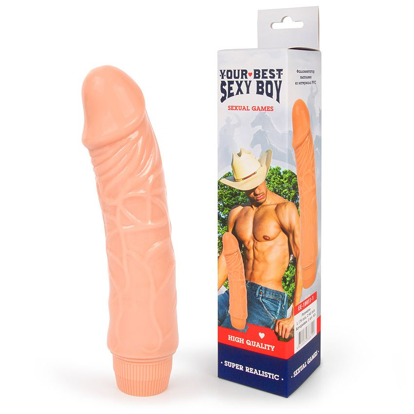 Купить вибратор realistic cock vibe телесного цвета - 17,5 см. Image