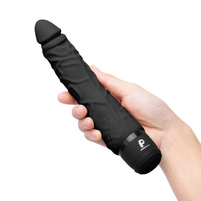 Купить черный вибратор-реалистик 7  realistic vibrator - 20 см. Image