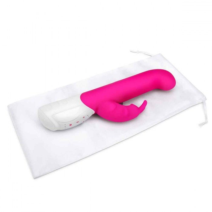 Купить розовый вибромассажер для g-точки come hither g-spot rabbit - 24,5 см. Image