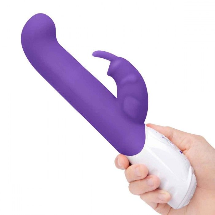 Купить фиолетовый вибромассажер для g-точки come hither g-spot rabbit - 24,5 см. Image