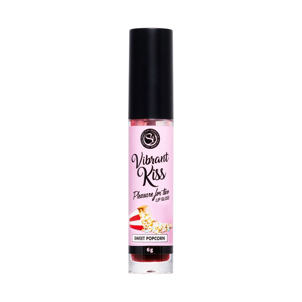 Купить бальзам для губ lip gloss vibrant kiss со вкусом попкорна - 6 гр. Image