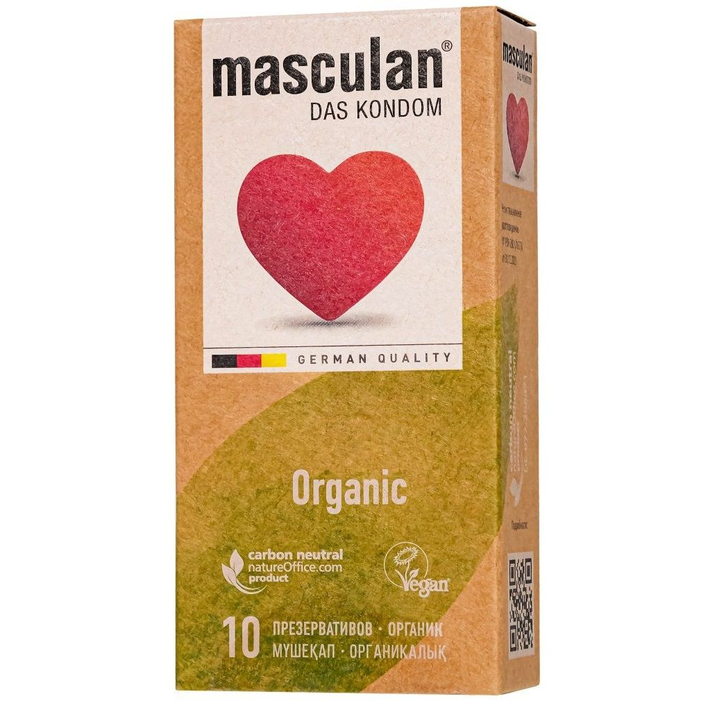 Купить экологически чистые презервативы masculan organic - 10 шт. Image