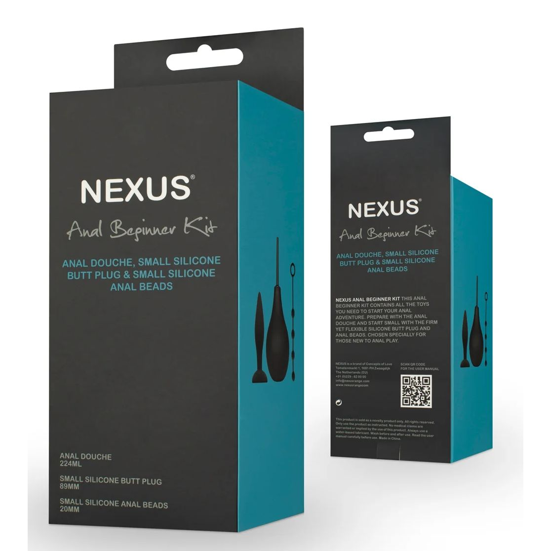 Купить анальный набор nexus anal beginner kit: пробка, душ и шарики Image