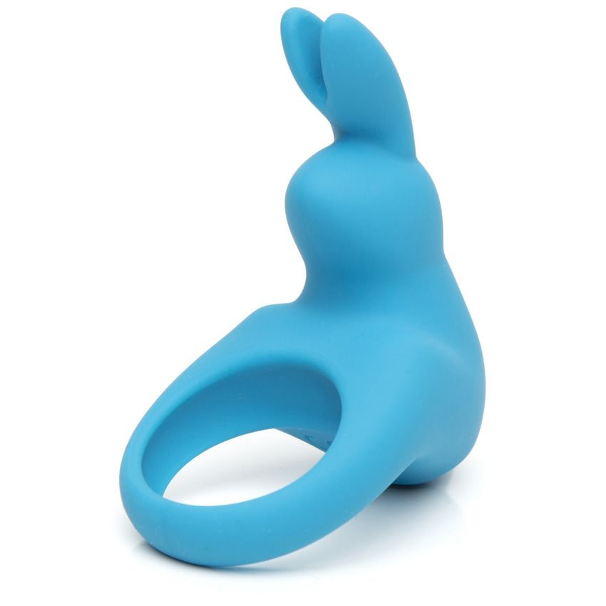 Купить голубое эрекционное виброкольцо happy rabbit rechargeable rabbit cock ring Image