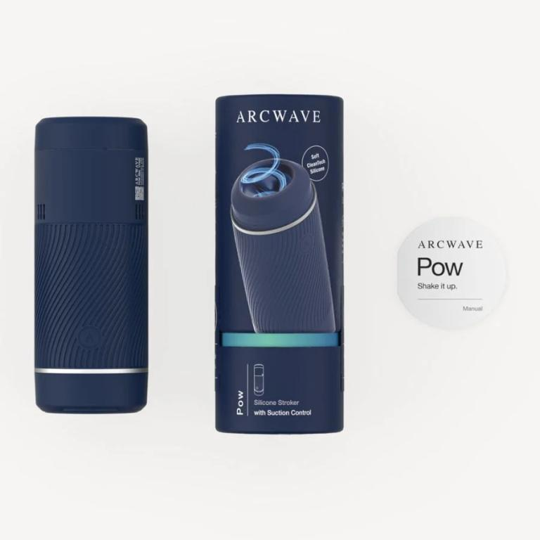 Купить синий мастурбатор с контролем всасывания arcwave pow stroker Image