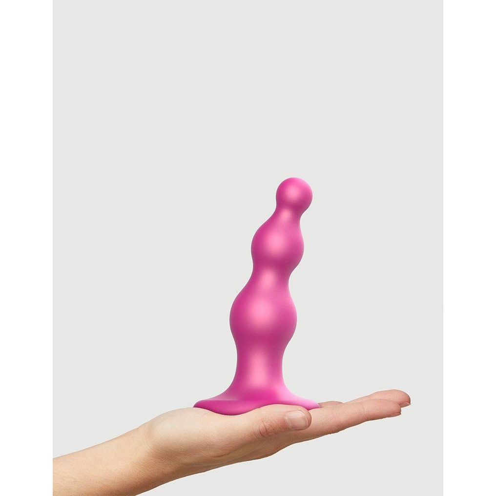 Купить розовая насадка strap-on-me dildo plug beads size s Image