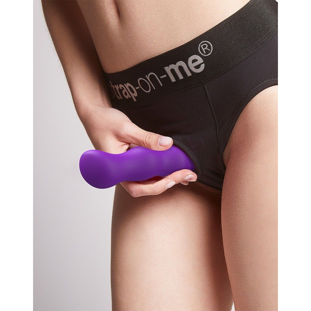 Купить фиолетовая насадка strap-on-me dildo geisha balls size m Image