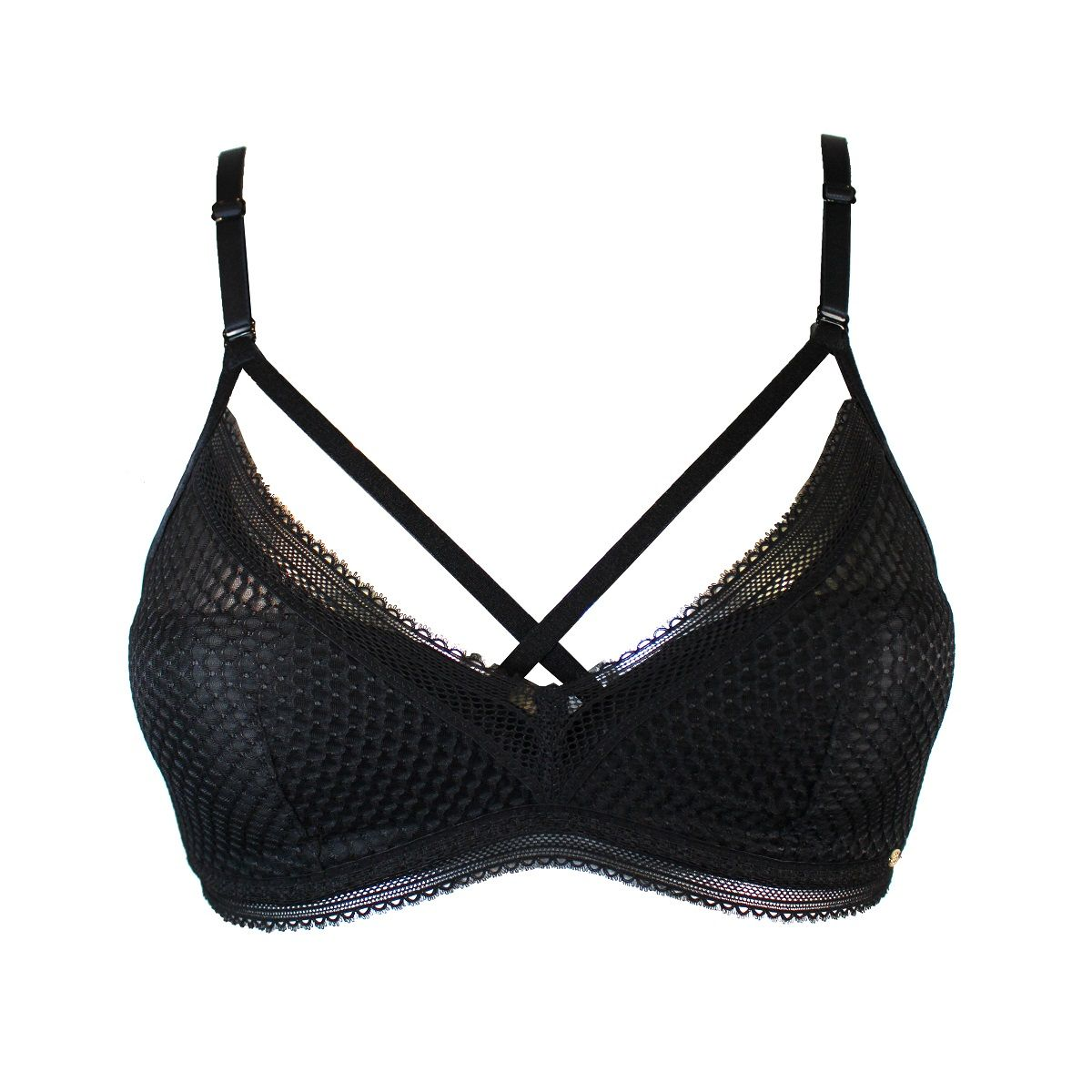 Купить стильный бюстгальтер-бралетт diamond mesh non wired padded bralette Image