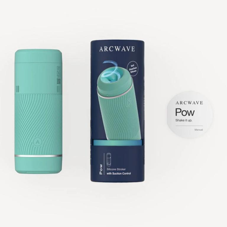 Купить мятный мастурбатор с контролем всасывания arcwave pow stroker Image