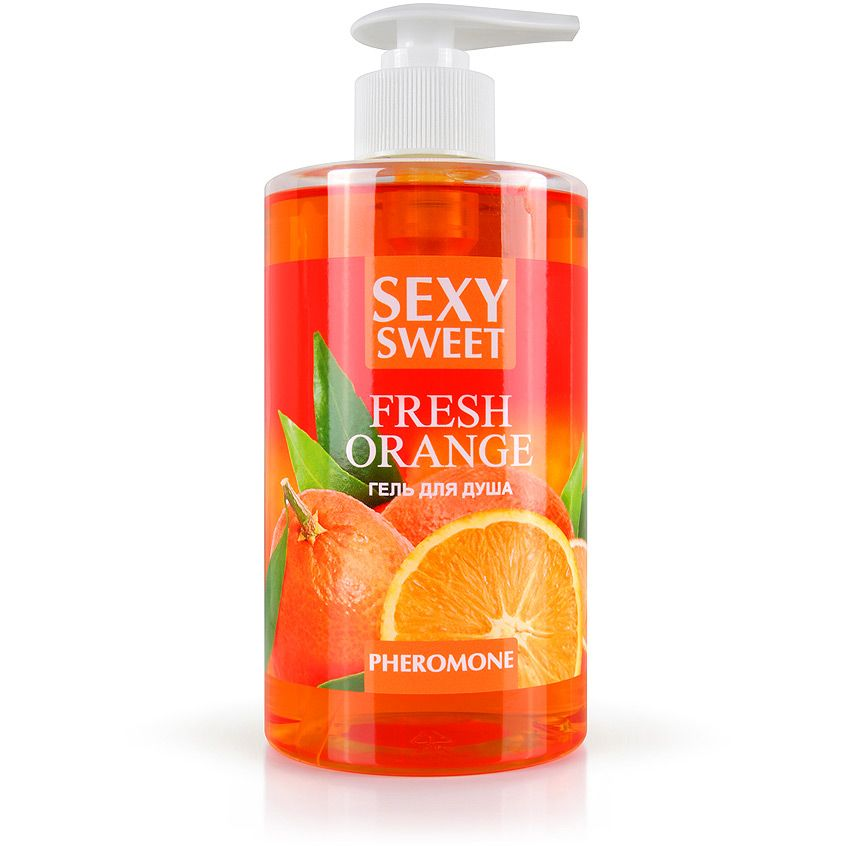 Купить гель для душа sexy sweet fresh orange с ароматом апельсина и феромонами - 430 мл. Image