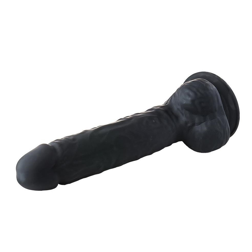 Купить черный фаллоимитатор-гигант xxl dildo - 38 см. Image